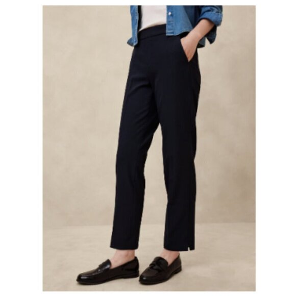 Banana Republic HAYDEN High Rise Tapered Black Size 12 Pants #739750 RT$100 NWT - Picture 4 of 7